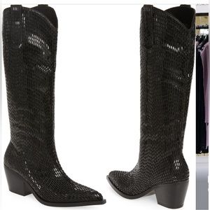 Azalea Wang Driven Rhinestone Western Boot